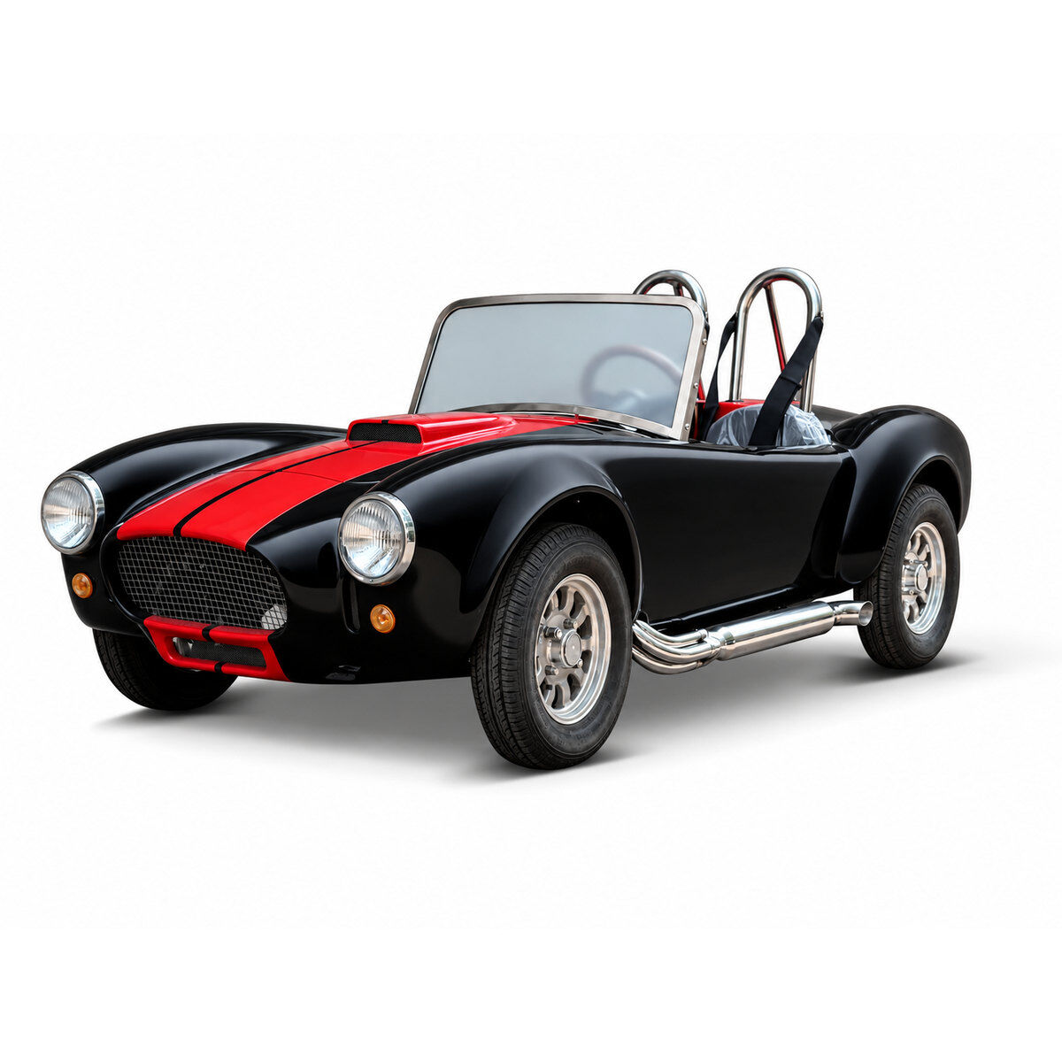 60V Cobra Shelby Kinder Elektroauto schwarz