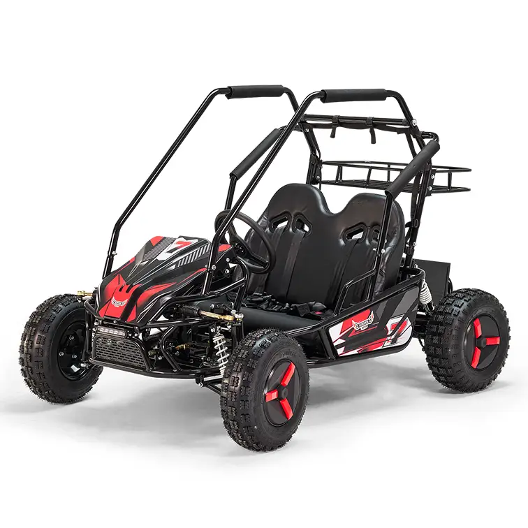 60V Elektro Kinder Buggy Gokart Zweisitzer 2000W Brushless rot