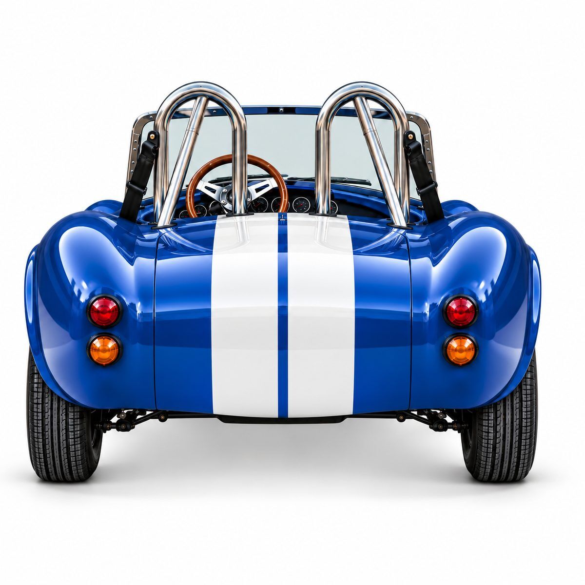 60 V Cobra Shelby detské elektrické autíčko v zelenej farbe – replika