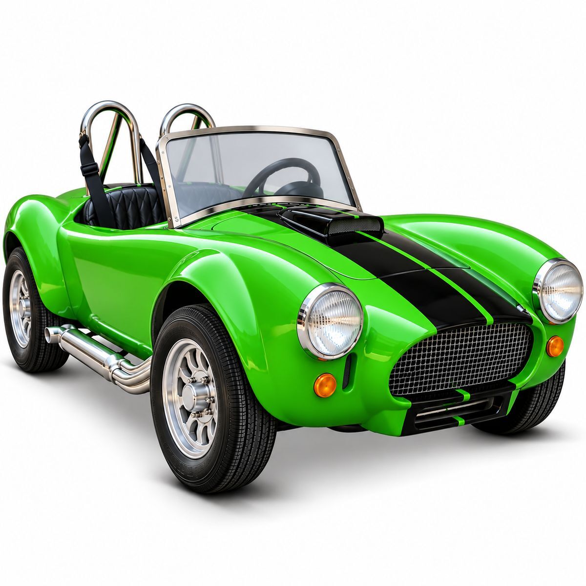 60V Cobra Shelby Kinder Elektroauto grün